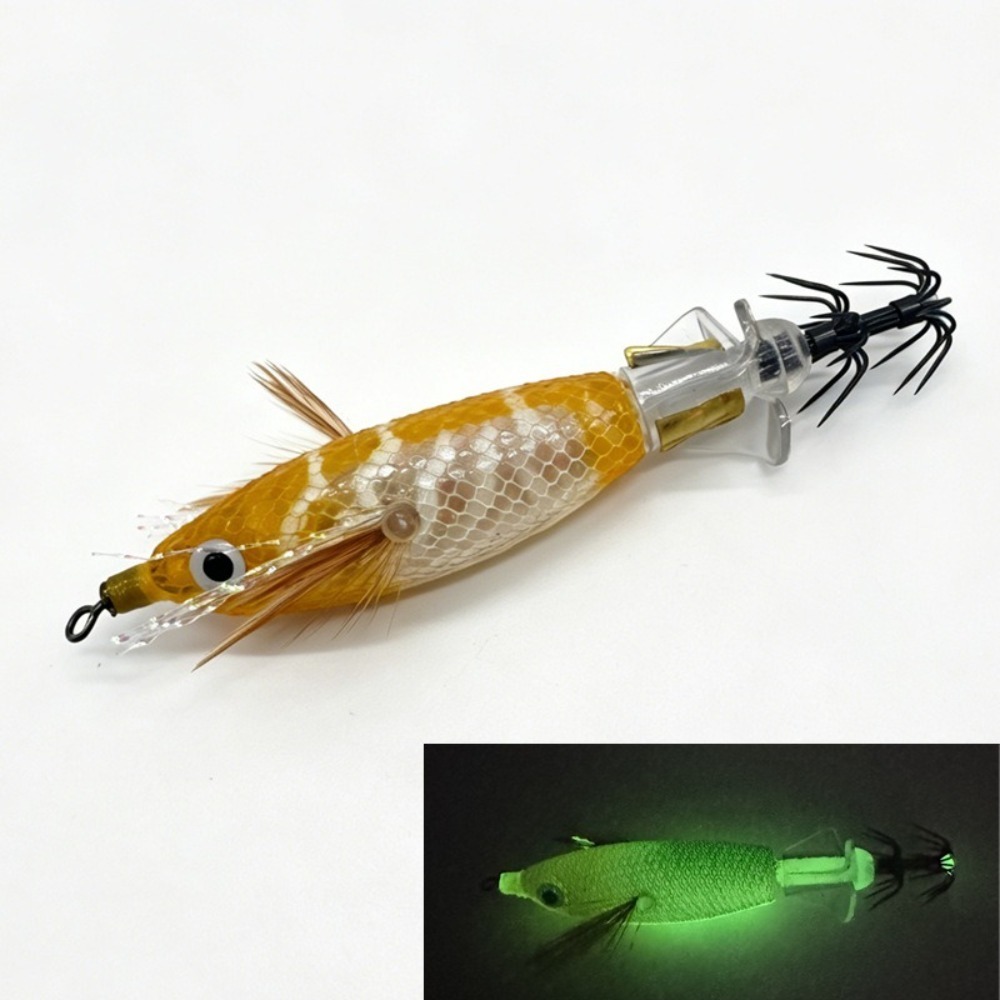 Fishing Hook Jig - Mixed Color Squid Jig Egi Luminous