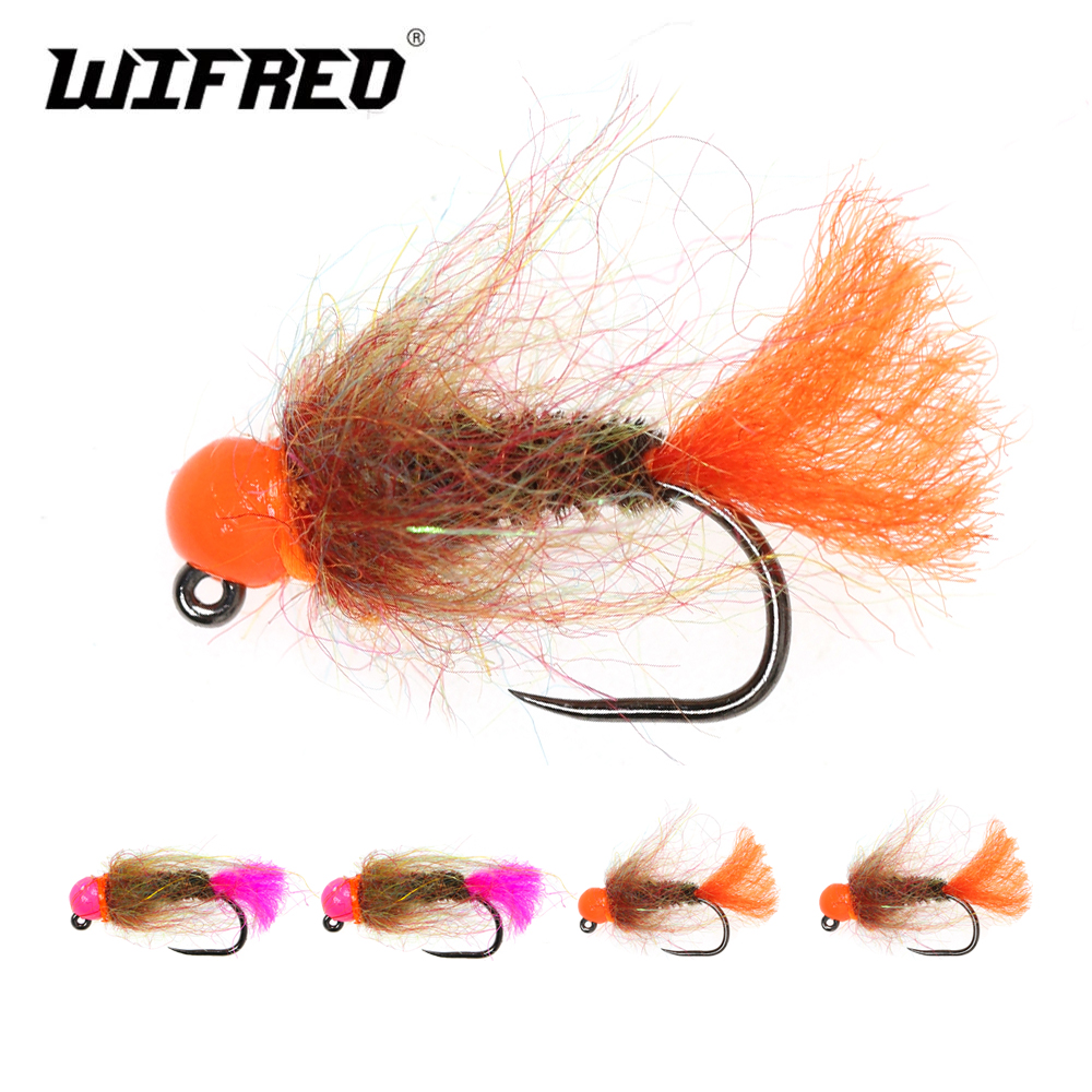 Wifreo 12pcs Tungsten Beadhead - مراجعة Fishing Hook Barbless وسعره