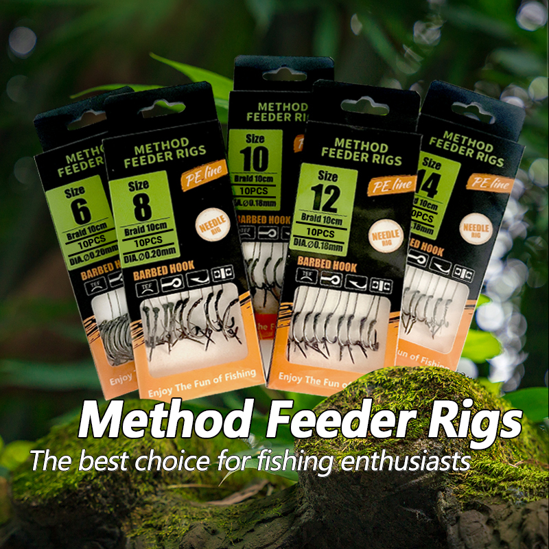 Carp Fishing Rigs Pre Tied, Me - مراجعة Fishing Hook Barbless وسعره