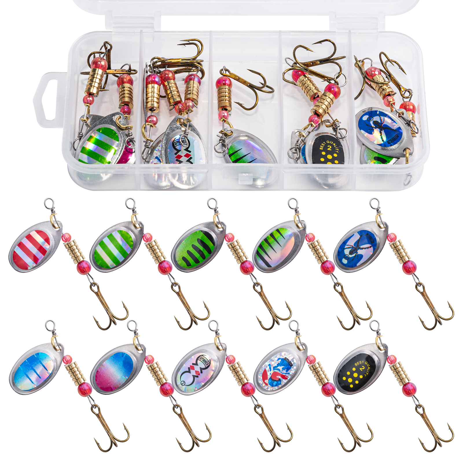 Goture Durable Metal Fishing L - مراجعة Fishing Hook Treble وسعره