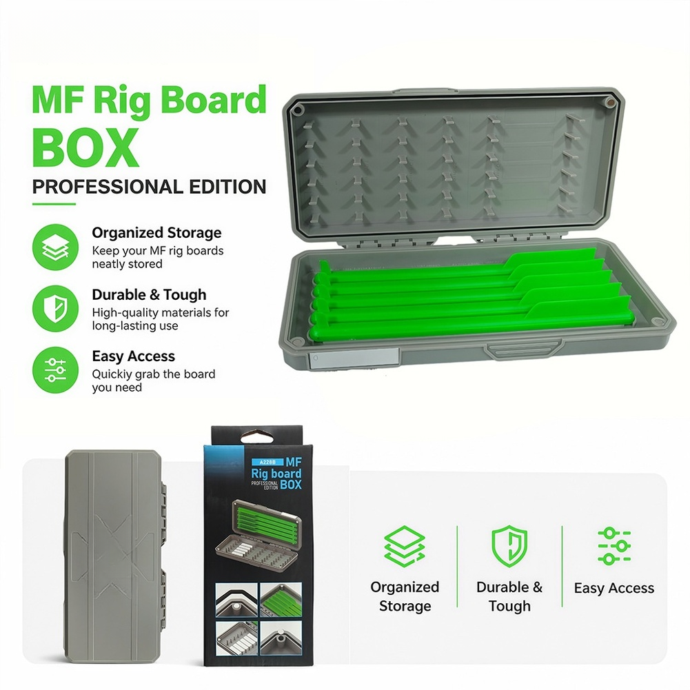 Carp Fishing Rig Board Box wit - مراجعة Fishing Hook Box وسعره