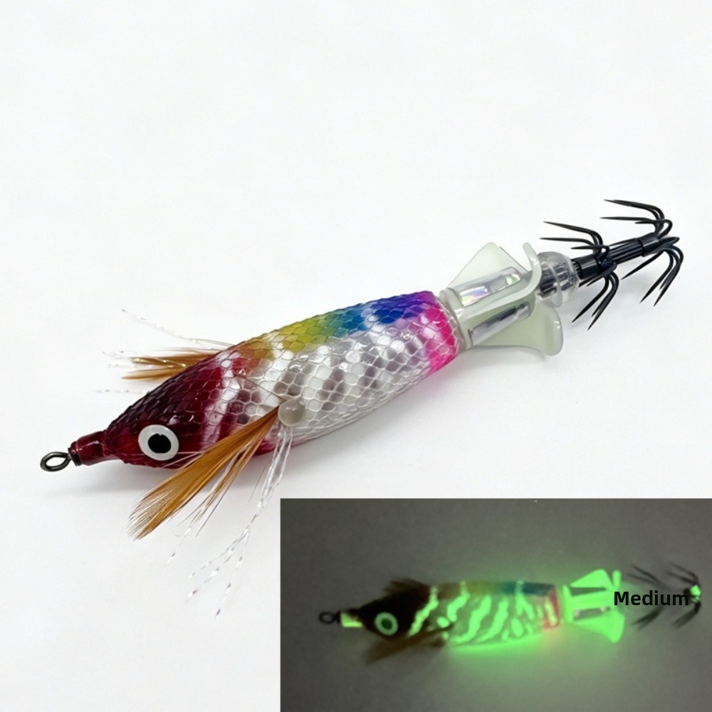 Mixed Color Squid Jig Egi Lumi - مراجعة Fishing Hook Jig وسعره
