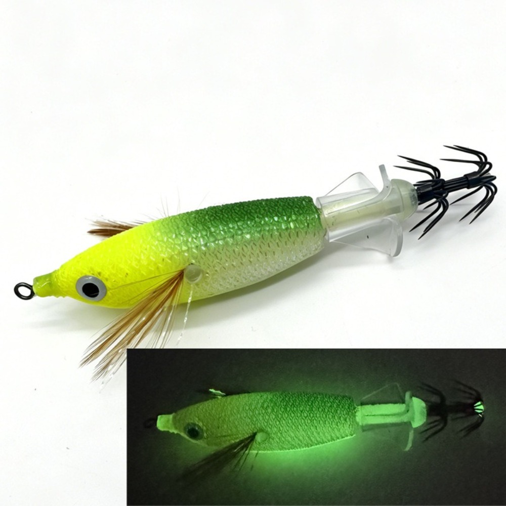 Mixed Color Squid Jig Egi Lumi - مراجعة Fishing Hook Jig وسعره
