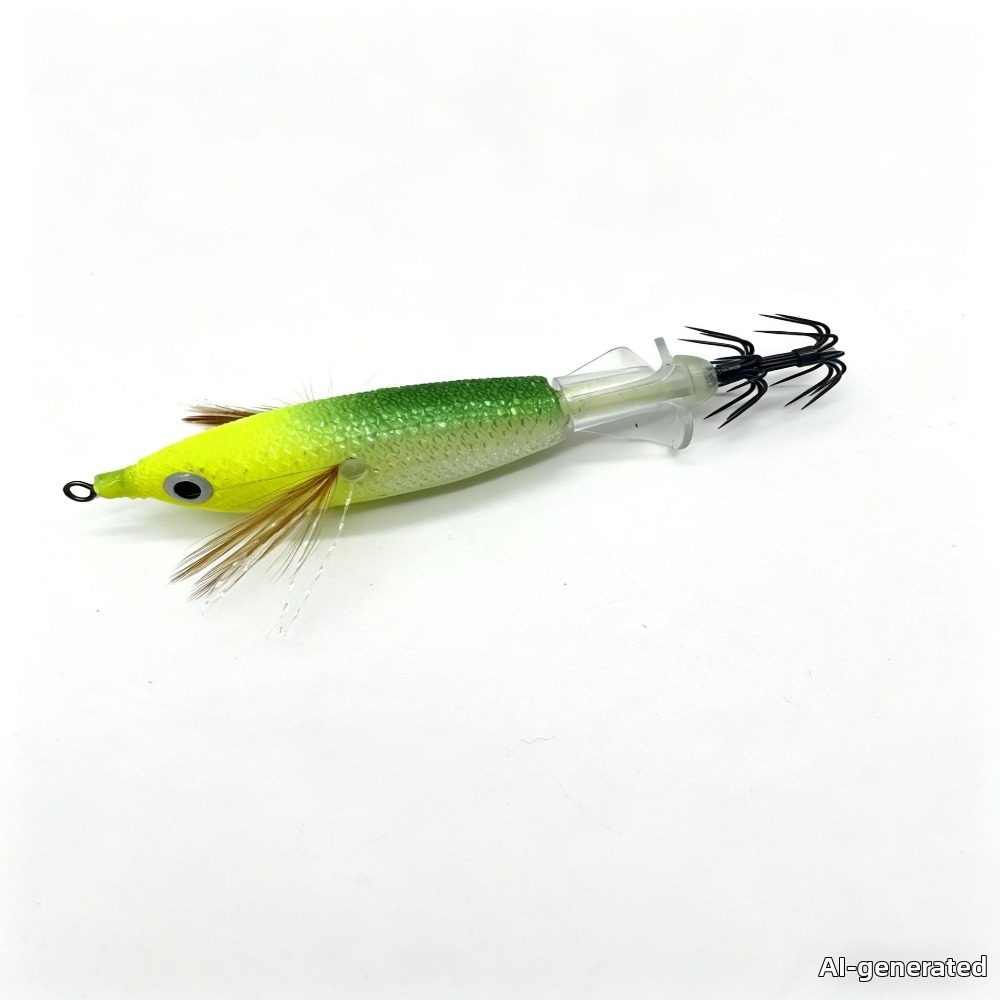 Mixed Color Squid Jig Egi Lumi - مراجعة Fishing Hook Jig وسعره