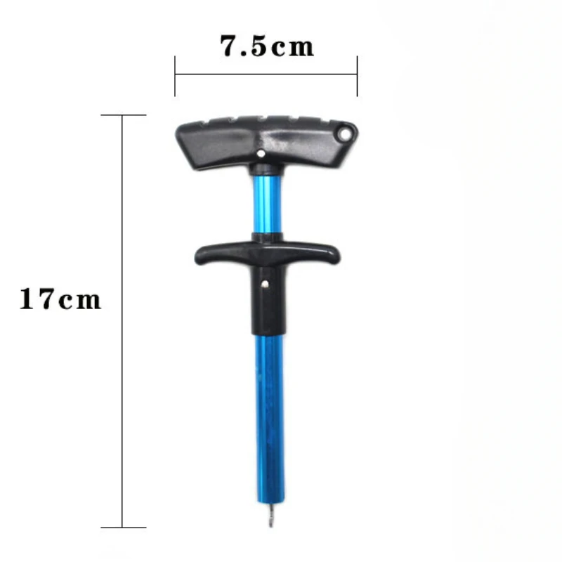1/2pcs Portable Aluminum T-Hoo - مراجعة Fishing Hook Remover وسعره