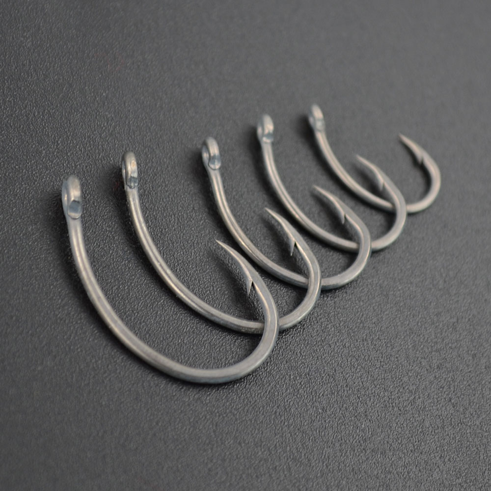 Hirisi Carp Fishing Hooks 50pc - مراجعة Fishing Hook Barbless وسعره
