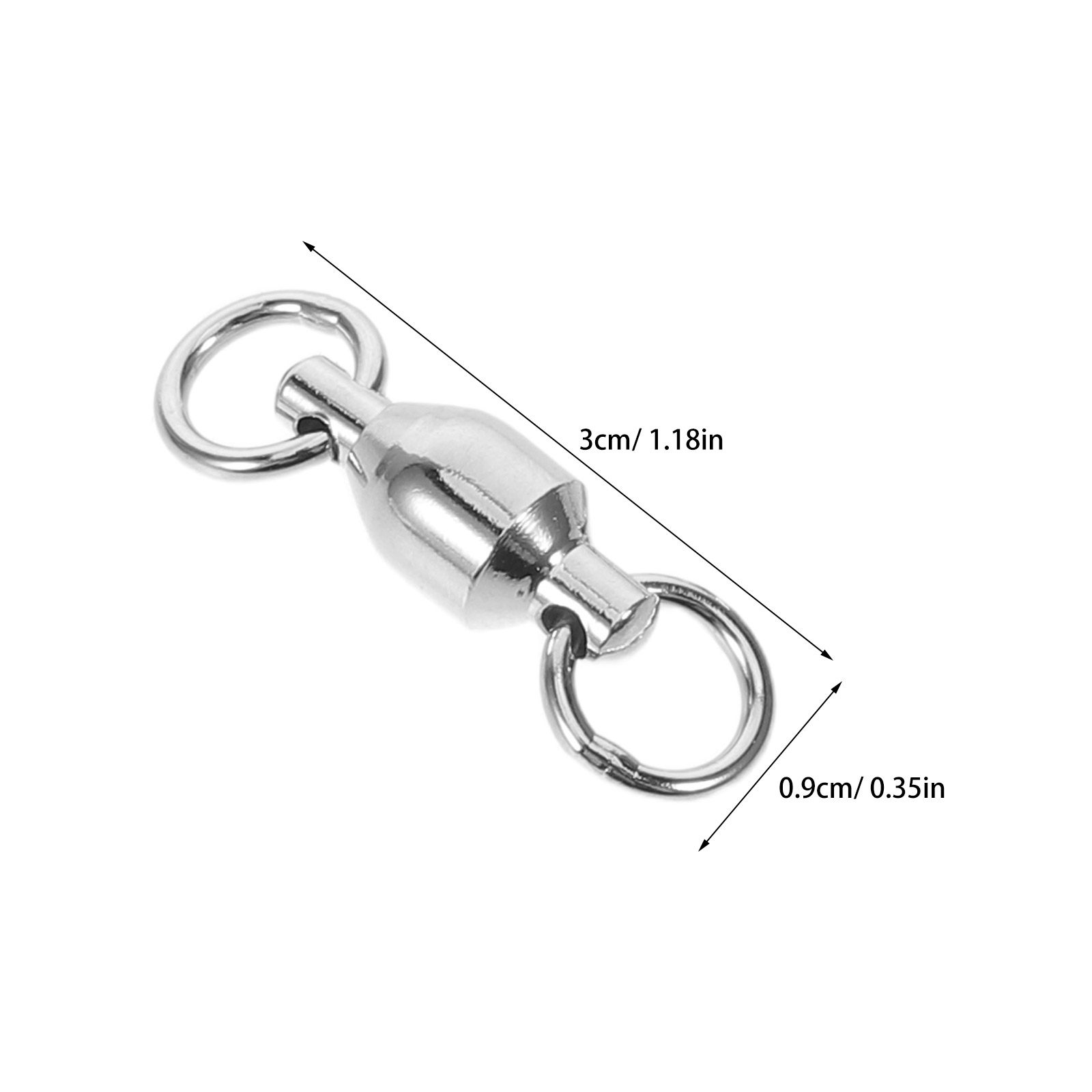 20Pcs Metal Swivel Snap Hooks  - مراجعة Fishing Hook وسعره