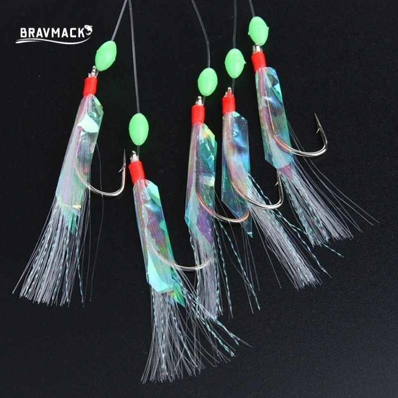 5 Pcs/Set Multi-Color Soft Sil - مراجعة Fishing Hook Assortment وسعره