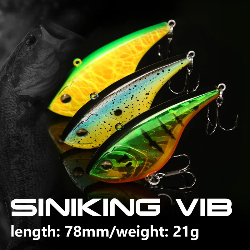 21g/78mm VIB Fishing Lure Arti - مراجعة Fishing Hook Treble وسعره