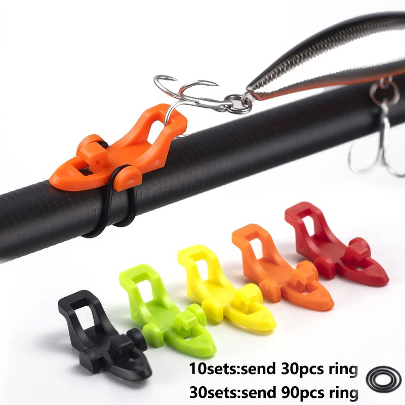 10-30pcs Fishing Rod Pole Hook - مراجعة Fishing Hook Box وسعره